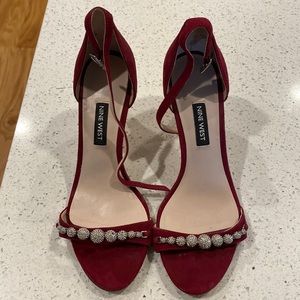 Nine West maroon/burgundy heels